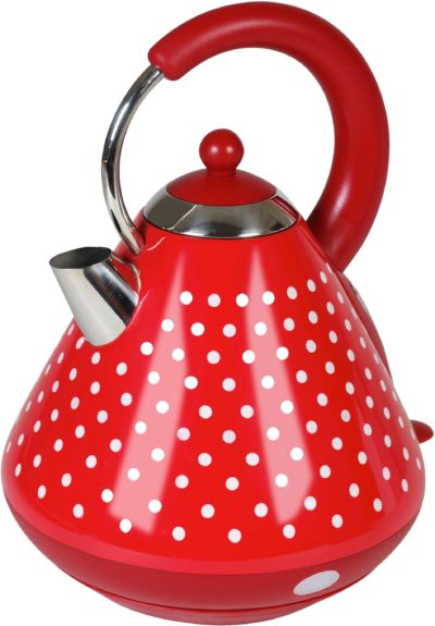 Kalorik - Kettle - Classic Polka Dot Stainless Steel - Red&White